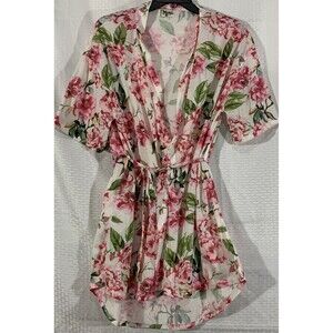 Show Me Your Mumu Floral Robe Womens 0/S Pink Small